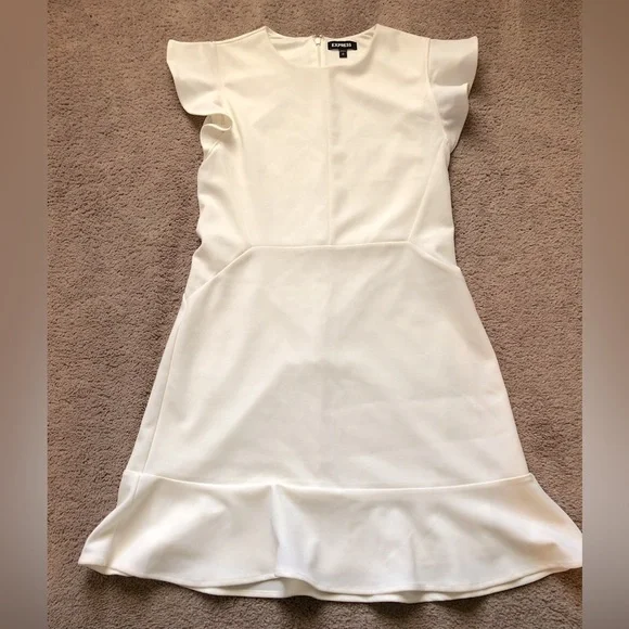 fitted knit midi dress SAME Ruffle Hem Mini Dress | Butter Yellow main image 0